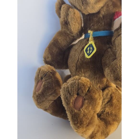 11" Scooby Doo Plush Holding Hot Dog 1998 Cartoon Network - Picture 3 of 8